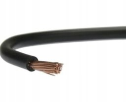 LGYDY Przewód instalacyjny LGY 6 mm2 450/750V czarny krążki 100m