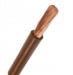 LGYDY Przewód instalacyjny LGY 4 mm2 450/750V brązowy krążki