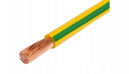 LGYDY Przewód instalacyjny LGY 4 mm2 450/750V żółto-zielony krążki 100m