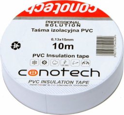 Conotech Taśma izolacyjna biała PVC 0,13x15x10m NS