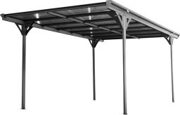Westmann Westmann Wiata dachowa aluminiowa na płaski dach Helsinki Antracyt 503x305x232cm