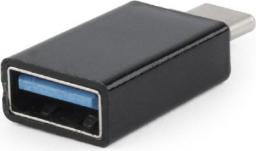 Adapter USB Gembird USB-A - USB-C Czarny  (A-USB3-CMAF-01)
