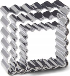 Patisse 3-częściowy zestaw kwadratowych foremek do ciastek made of stainless steel (P-02036)