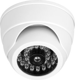 Orno Atrapa kamery monitorującej z podczerwienią CCTV, bateryjna, MINI, biała