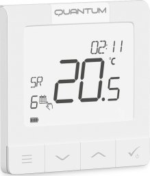 Salus Salus bezprzewodowy, natynkowy regulator temperatury WQ610RF Quantum z OpenTherm, tygodniowy, akumulatorowy