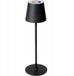 Lampa stołowa Platinet PLATINET TABLE RESTAURANT LAMP LAMPA BAROWA WATERPROOF IP44 REGULATION RECHARGEABLE RGB BLACK