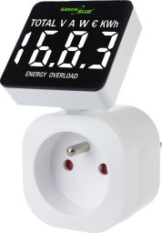  GreenBlue Miernik energii , watomierz, 16A, max. 3680W, podtrz.pamięci, GB620 E