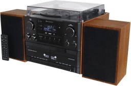 Wieża Soundmaster Soundmaster MCD5600BR domowe urządzenie audio 10 W Czarny, Drewno