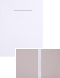 Office Products Skoroszyt Budget, karton, z listwą, nadruk, A4, 250gsm, biały