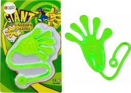 LeanToys Lepka Rączka Łapka Elastyczna Glut Slime Zielona