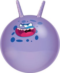 Eddy Toys PIŁKA DO SKAKANIA Z ROGAMI 45CM - FIOLETOWY