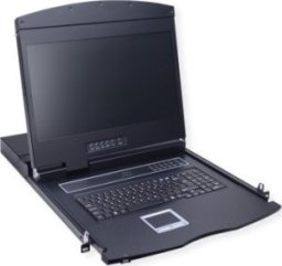 Konsola KVM Value Konsola KVM 19, 48 cm (19) TFT (16:9), VGA, USB, układ klawiatury francuskiej