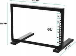 STALFLEX STOJAK RACK STR19-6U-B STALFLEX