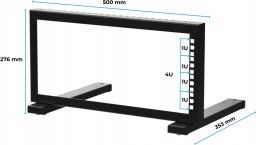 STALFLEX STOJAK RACK STR19-4U-B STALFLEX
