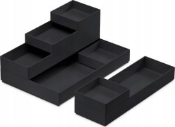 Moxom Zestaw pojemników MOXOM Modular Trays, 250x170x65mm, 7 szt., czarny
