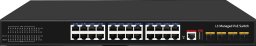 Switch Cudy CUDY GS5024PS4-400W 24-Port Layer 3 Managed Gigabit PoE+ Switch with 4 10G SFP Slots, 400W
