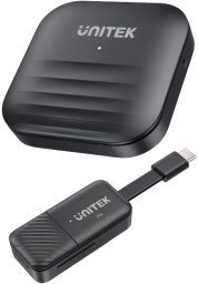 System przekazu sygnału AV Unitek Bezprzewodowy nadajnik HDMI zasięg do 50m, czarny (V1184A01)