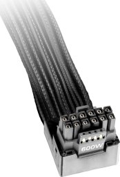 be quiet! 12V-2x6 - 12VHPWR, 0.7m, Czarny (BC074)