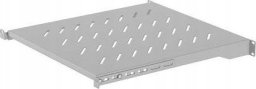 Lanberg Półka do szaf 19" 800mm Lanberg (1U/ 483 x 500 mm, udźwig do 25 kg, montaż 4 punktowy)