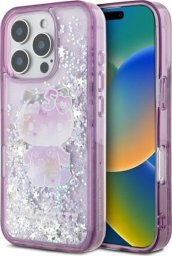 Hello Kitty Hello Kitty HKHCP16LL50PPU iPhone 16 Pro  6.3" fioletowy/purple hardcase Liquid Glitter 50TH Anniversary Party