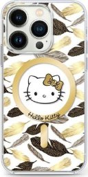 Hello Kitty Hello Kitty HKHMP16XHGLEH iPhone 16 Pro   Max 6.9" biały/white hardcase IML Golden Leaves MagSafe