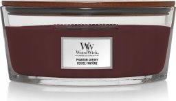 WoodWick Phantom Cherry świeca Elipsa Bursztyn, Drewno kaszmirowe, Wiśnia (owoc), Wanilia Bordowy 1 szt.