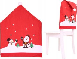 LeanToys Pokrowiec Na Krzesło Świąteczny Czerwony 60cm x 48cm 1szt. LEAN Toys