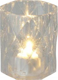 Lampka wtykowa do gniazdka Koopman Mini lampka LED 4,7x6 cm przezroczysta