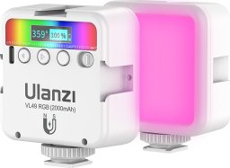Lampa studyjna Ulanzi Ulanzi VL49 Lampa LED panelowa z akumulatorem RGB, WB (2500 K - 9000 K), biała