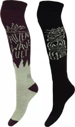 O Neill Skarpety narciarskie wysokie O'neill SKI Kneehigh Frozen Wave 2 pary rozmiar 35-38