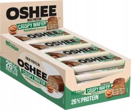 Oshee 12x OSHEE Crispy baton proteinowy orzech 37 g