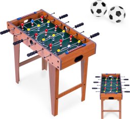Ecotoys Stół do piłkarzyków 69x35,5 cm drewniany gra w piłkarzyki ECOTOYS