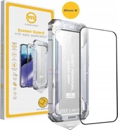 Mobile Origin Yellow Screen Guard iPhone 16 z wygodnym aplikatorem