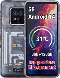 Telefon komórkowy Bea-fon AGM by X6 Phantom rugged (IP68/IP69K/MIL-STD-810H)