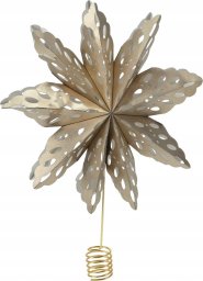 Christmas decoration CZUBEK CHOINKOWY GWIAZDA 30CM PAPIEROWA ZŁOTY