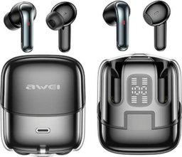 Słuchawki Awei AWEI słuchawki Bluetooth 5.3 T79 ENC TWS + stacja dokująca czarny/black