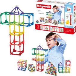 Woopie Klocki Magnetyczne 110 el.