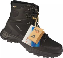 Buty trekkingowe męskie American Club Zimowe buty męskie śniegowce męskie MHL148/24BL czarne 46