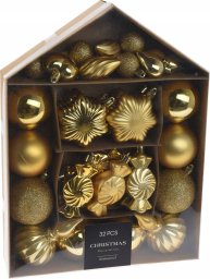 Home Styling Collection Zestaw bombek w różnych kształtach, 32 szt.