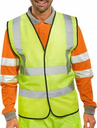 BEESWIFT Kamizelka ostrzegawcza BEESWIFT, rozm. XXXL, żółta