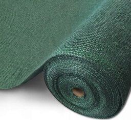 Saska Garden SIATKA CIENIUJĄCA 140G/M2 CZARNO ZIELONA ROLKA 1.5X10M SASKA GARDEN