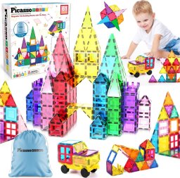 Happy Kiddo PC61 KLOCKI MAGNETYCZNE 61w1 PICASSO TILES