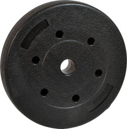 Eb Fit obciążenie betonowe 5 kg FI30 kolor czarny