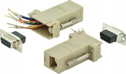 Digitus DIGITUS RS 232 Adapter, DB9,   RJ45, Modular DB9 F,  RJ45 F