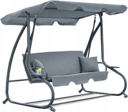 Funfit Huśtawka ogrodowa "Relax Plus" szara