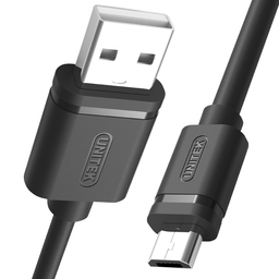 Kabel USB Unitek USB-A - microUSB 1 m Czarny (Y-C451GBK)