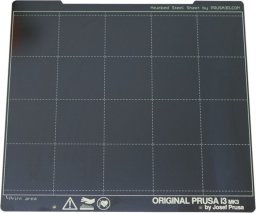 Prusa Płyta ze stali sprężynowej - dla drukarek Prusa - gładka}