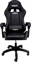 Fotel R-Sport Fotel Gamingowy K3 CZARNY dla gracza+masażer