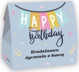 Cup&You Urodzinowa torebka z kawą - zestaw 5 saszetek z świeżo zmieloną kawą o różnych smakach : waniliowa, orzech laskowy, karmelowa, irish creme, kokosowa