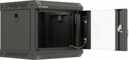 Lanberg ML SZAFA INSTALACYJNA RACK WISZĄCA 10" 6U 300X300 SZARA DRZWI PRZESZKLONE LANBERG (FLAT PACK)